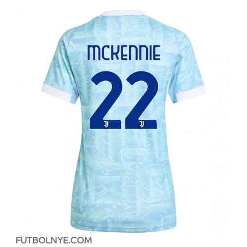 Camiseta Juventus Weston McKennie #22 Visitante Equipación para mujer 2025-26 manga corta